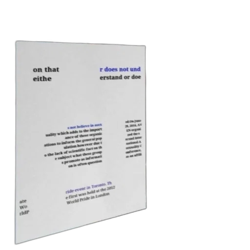 3d render, poster, text, about, conference, event, toronto, featuring transparent PNG cut-out