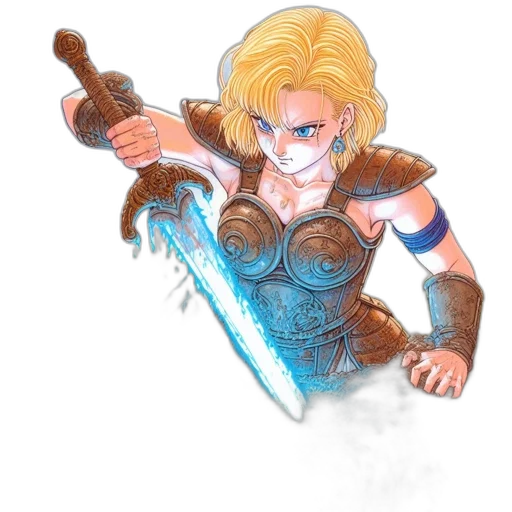 sword, weapon, staff, fantasy art, comic book art, concept art, pixel art, blue transparent PNG cut-out