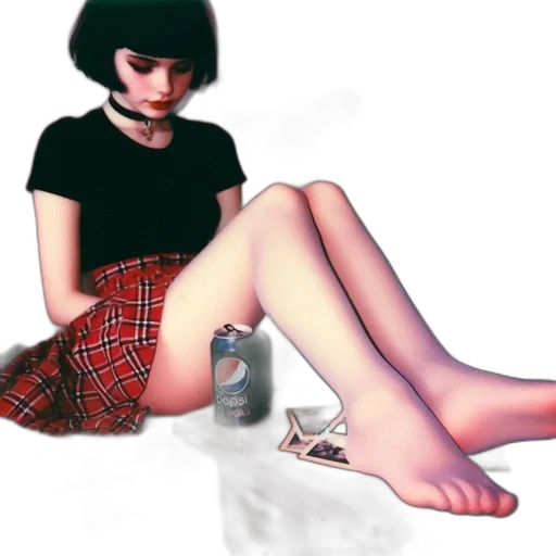 bottle, dress, robot, shoes, photorealistic, concept art, 3d render, pixel art transparent PNG cut-out