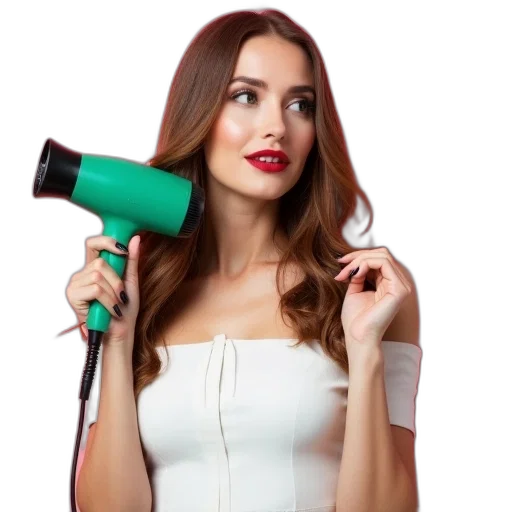 staff, weapon, hair, photorealistic, woman, brown, holding, green transparent PNG cut-out