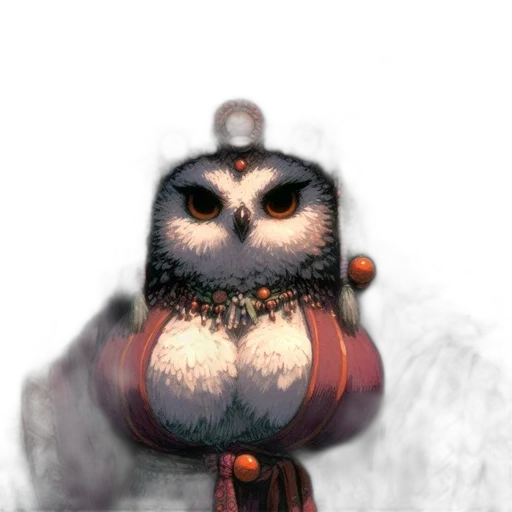 staff, mask, animal, robot, concept art, fantasy art, watercolor, 3d render transparent PNG cut-out