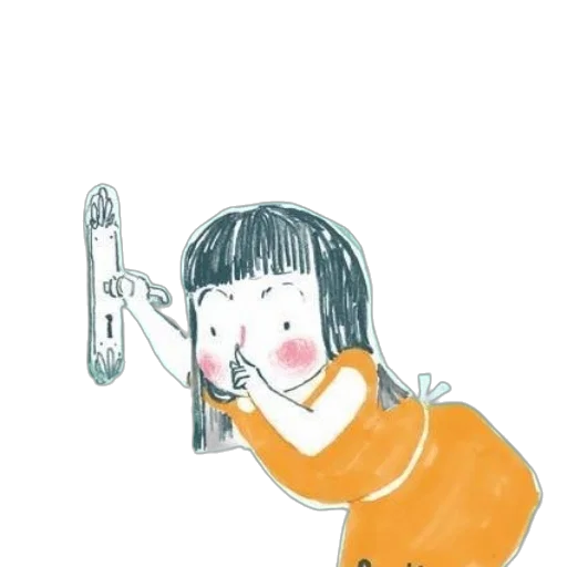 staff, jewelry, hair, dress, cartoon, watercolor, pencil sketch, photorealistic transparent PNG cut-out