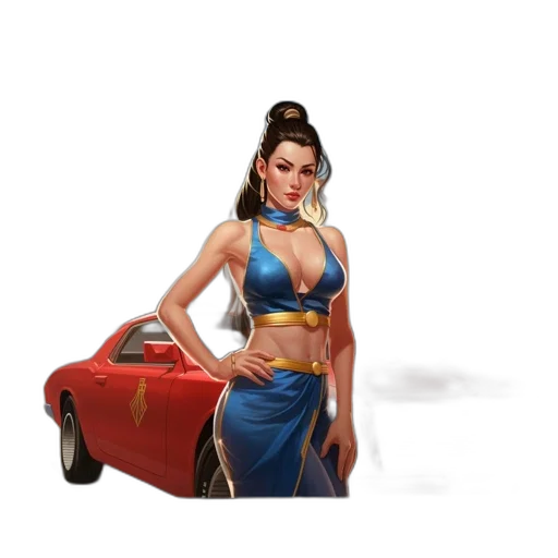 dress, car, staff, weapon, concept art, fantasy art, pixel art, 3d render transparent PNG cut-out
