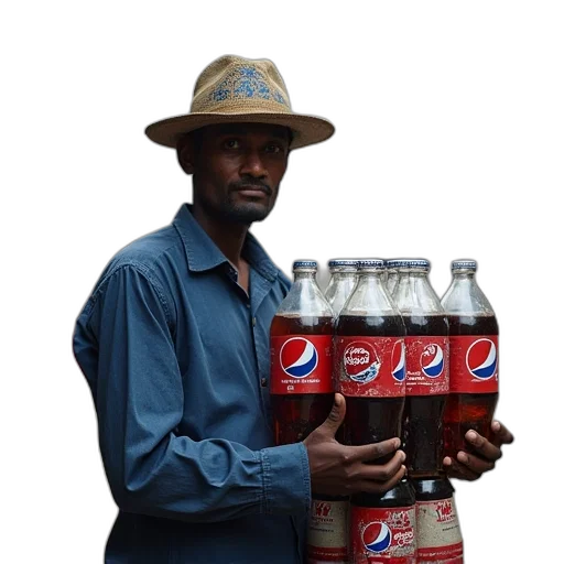 bottle, hat, food, jacket transparent PNG cut-out