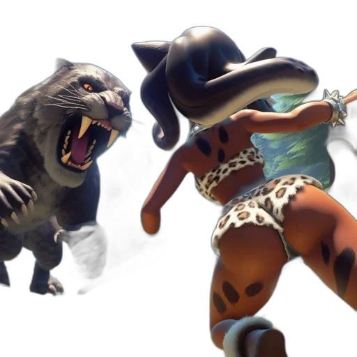 animal, creature, hat, concept art, 3d render, fantasy art, lush, woodland transparent PNG cut-out