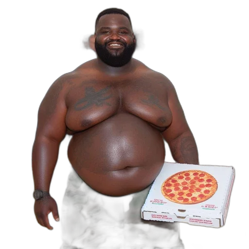 food, animal, creature, jacket, concept art, man, beard, tattoos transparent PNG cut-out