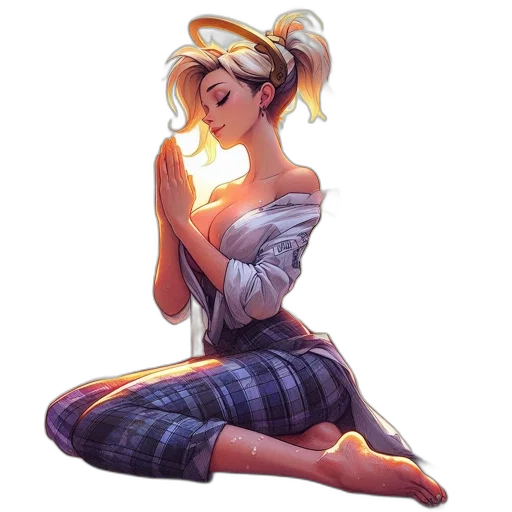 staff, dress, concept art, comic book art, fantasy art, anime, fire, animated transparent PNG cut-out