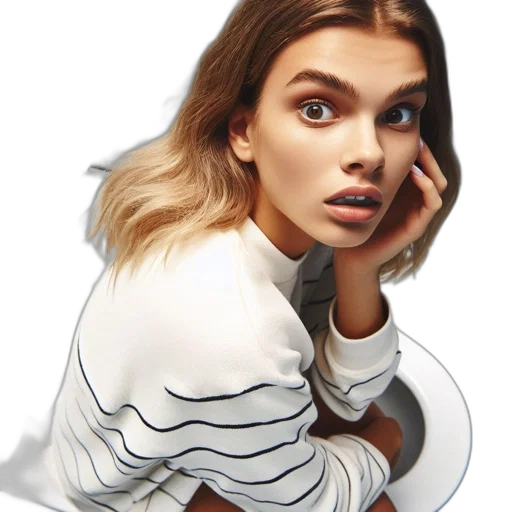 face, jacket, dress, jewelry, photorealistic, concept art, cartoon, watercolor transparent PNG cut-out