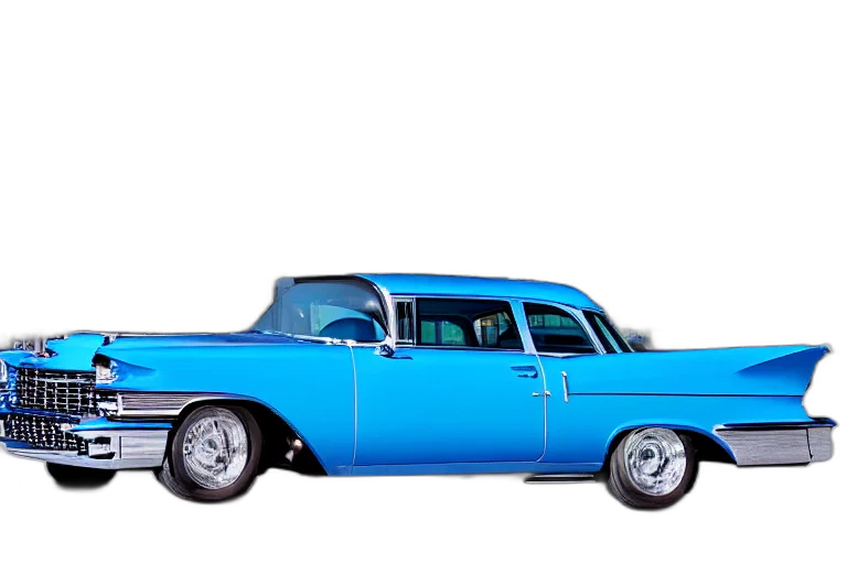 car, 3d render, photorealistic, blue transparent PNG cut-out