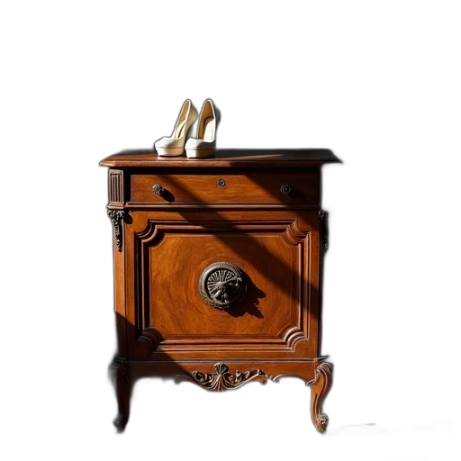 furniture, jewelry, staff, crown, photorealistic, 3d render, vintage, wooden transparent PNG cut-out