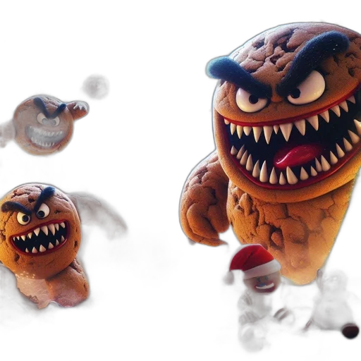 creature, concept art, 3d render, fantasy art, festive, yet, eerie, night transparent PNG cut-out