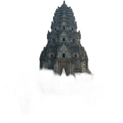 building, crown, dragon, staff transparent PNG cut-out
