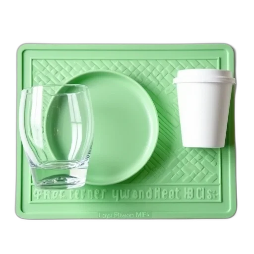 food, green, silicone, dish, drying, mat, glass, cup transparent PNG cut-out