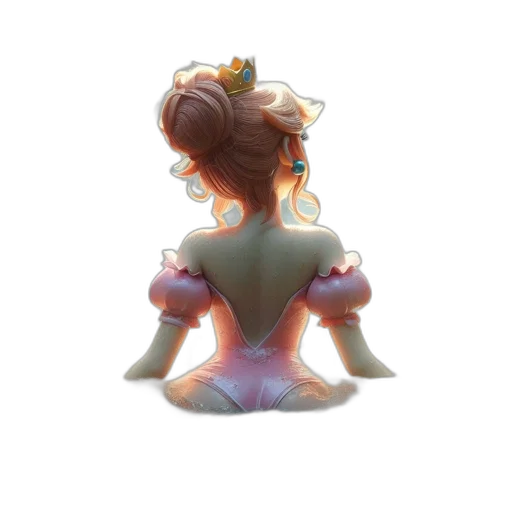 dress, crown, flower, jewelry, concept art, pixel art, watercolor, 3d render transparent PNG cut-out