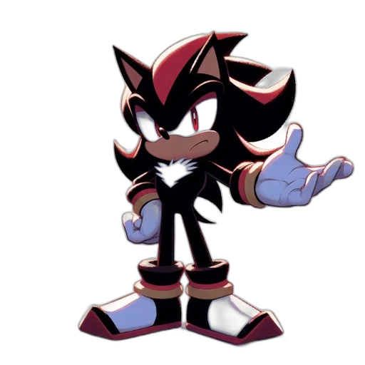 staff, 3d render, concept art, pixel art, cartoon, dark, animated, hedgehog transparent PNG cut-out