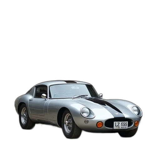 car, animal, 3d render, photorealistic, concept art, silver, sports, black transparent PNG cut-out
