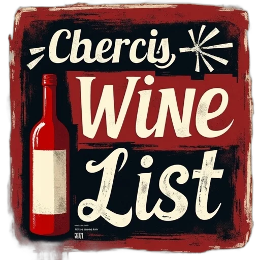 second, image, stylized, graphic, design, featuring, word, wine transparent PNG cut-out