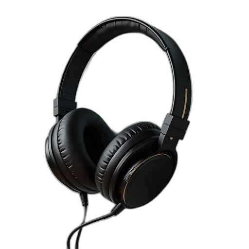 new, arrival, wired, headset transparent PNG cut-out