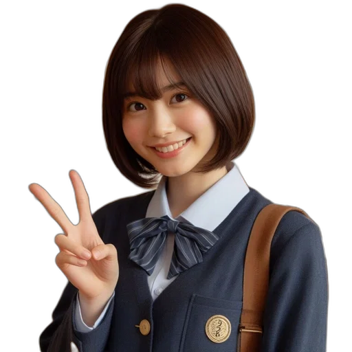 jacket, face, staff, anime, photorealistic, cartoon, image, features transparent PNG cut-out