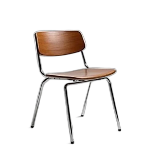 furniture, staff, 3d render, sleek, modern, chair, shiny, metal transparent PNG cut-out