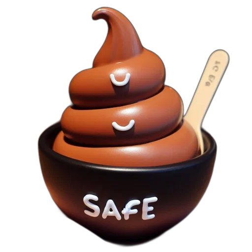food, staff, hat, 3d render, individual, holds, whimsically, designed transparent PNG cut-out