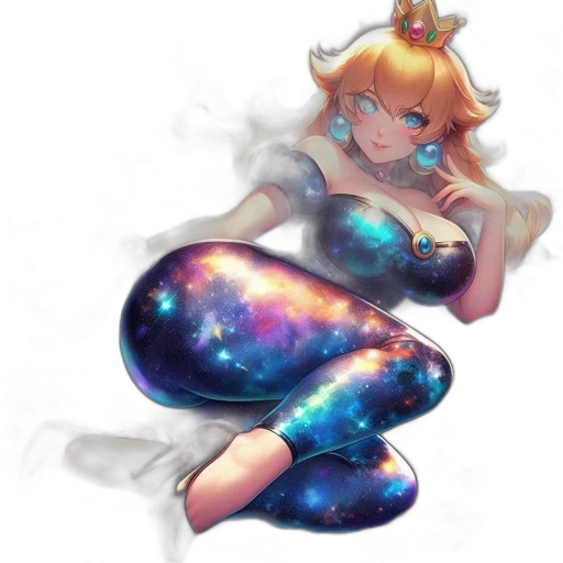 dress, crown, staff, robot, concept art, pixel art, vaporwave, anime transparent PNG cut-out