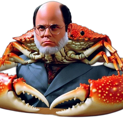 hat, crown, creature, food, photorealistic, concept art, man, bald transparent PNG cut-out