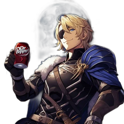 food, pixel art, fantasy art, concept art, vaporwave, animated, blonde, male transparent PNG cut-out