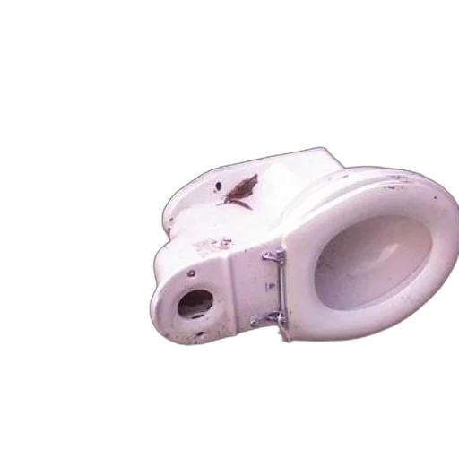 mask, weapon, shoes, jewelry, 3d render, discarded, toilet, sits transparent PNG cut-out