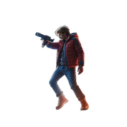 jacket, weapon, staff, animal transparent PNG cut-out