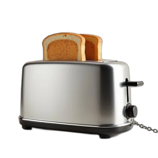 food, robot, weapon, jewelry, 3d render, photorealistic, two, slice transparent PNG cut-out