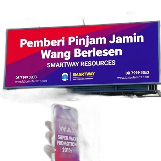 3d render, billboard, red, blue, background, displays, text, pemberi transparent PNG cut-out