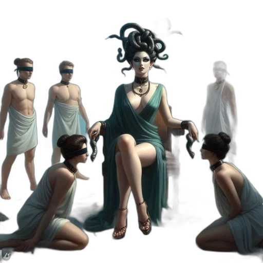 dress, staff, concept art, fantasy art, comic book art, 3d render, underwater, fire transparent PNG cut-out