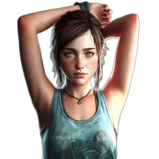 dress, face, weapon, jacket, concept art, photorealistic, fantasy art, pixel art transparent PNG cut-out
