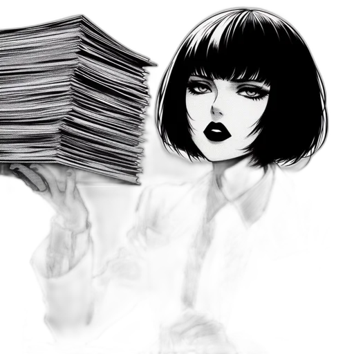 comic book art, concept art, fantasy art, photorealistic, fire, monochrome, intense, portrait transparent PNG cut-out
