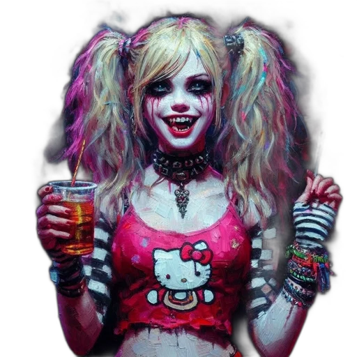 fantasy art, comic book art, pixel art, concept art, neon lights, woman, wearing, hello transparent PNG cut-out