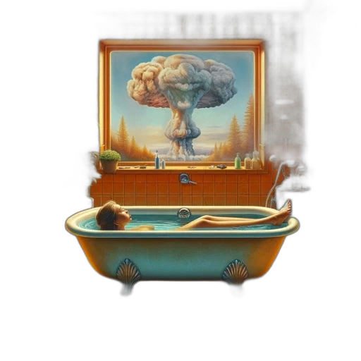 furniture, weapon, robot, concept art, pixel art, fantasy art, vaporwave, underwater transparent PNG cut-out