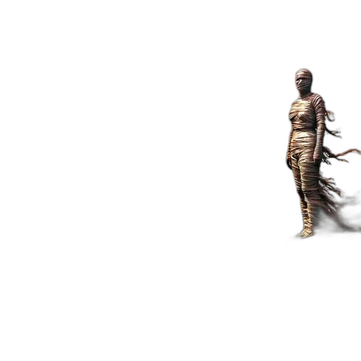 creature, weapon, staff, animal, concept art, 3d render, pixel art, fantasy art transparent PNG cut-out