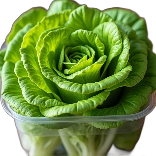 food, crown, flower, face, photorealistic, green, close-up, image transparent PNG cut-out