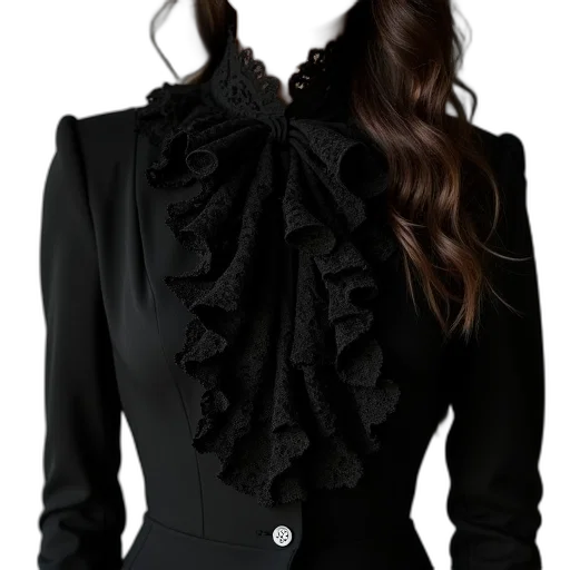 jacket, dress, crown, jewelry, dark, monochrome, black, lacy transparent PNG cut-out