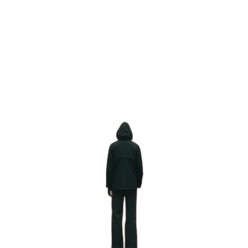 jacket, staff, robot, mask, concept art, 3d render, pixel art, photorealistic transparent PNG cut-out