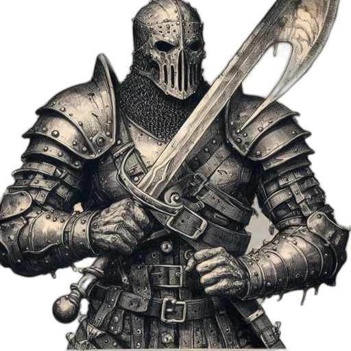 sword, mask, weapon, staff, fantasy art, concept art, comic book art, photorealistic transparent PNG cut-out