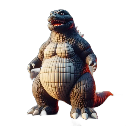 creature, animal, dragon, 3d render, concept art, photorealistic, pixel art, massive transparent PNG cut-out