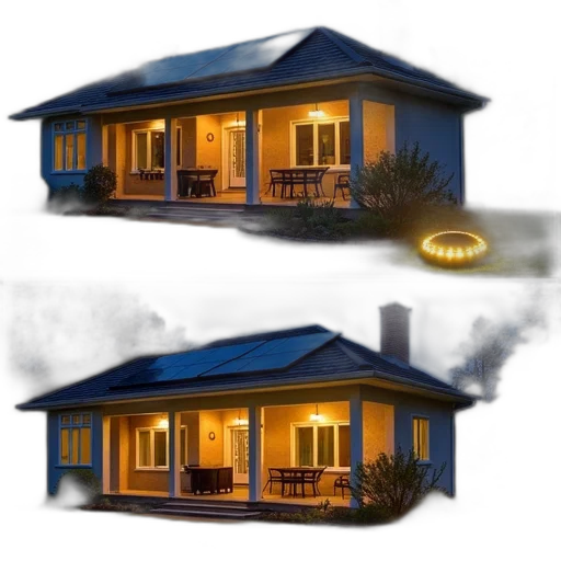 building, 3d render, photorealistic, concept art, pixel art, night, fog, neon lights transparent PNG cut-out