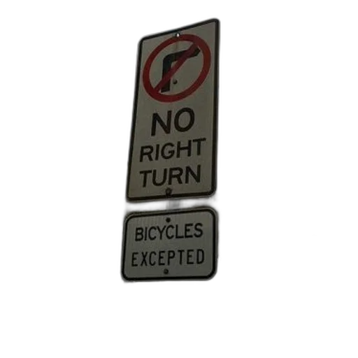 concept art, photorealistic, 3d render, sign, indicating, right, turn, exception transparent PNG cut-out