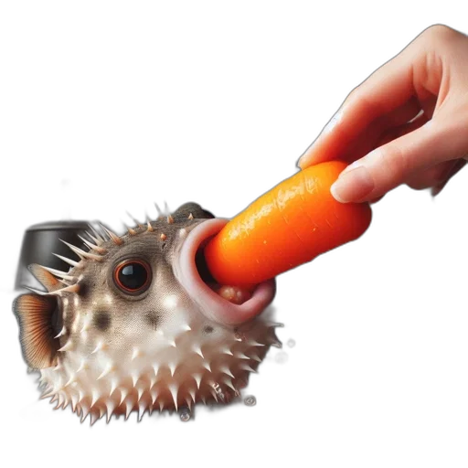 animal, food, creature, staff, photorealistic, concept art, 3d render, watercolor transparent PNG cut-out