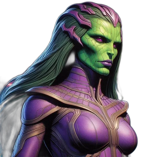 face, mask, concept art, fantasy art, 3d render, comic book art, green, character transparent PNG cut-out