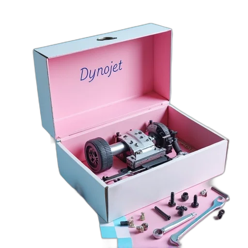 jewelry, weapon, robot, white, pink, box, word, dynojet transparent PNG cut-out
