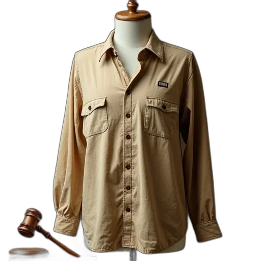jacket, staff, earth tones, beige, shirt, small, embroidered, patch transparent PNG cut-out
