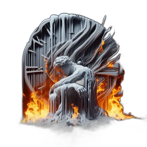 dragon, hair, creature, tree, concept art, fantasy art, pixel art, 3d render transparent PNG cut-out